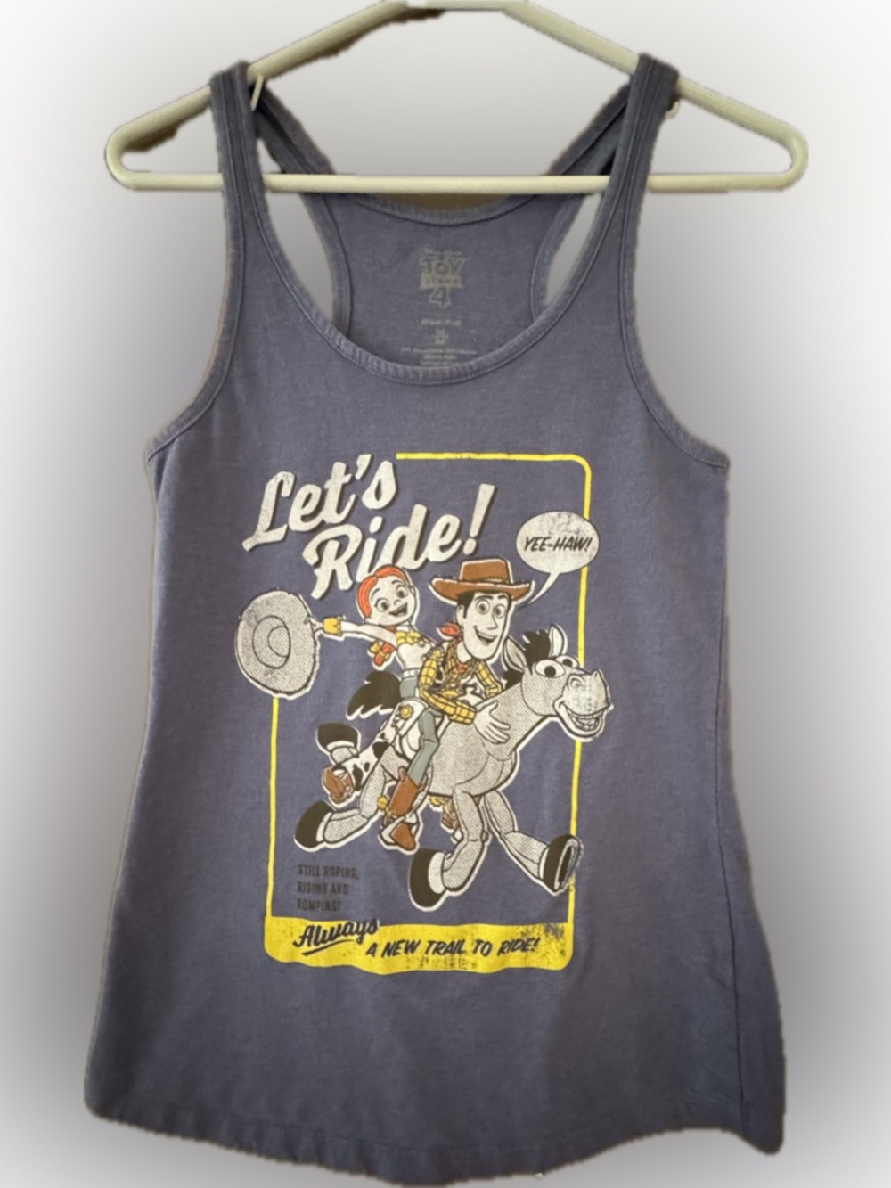 Toy Story Woody & Jessie 'Let's Ride'  Tank Top - Blue